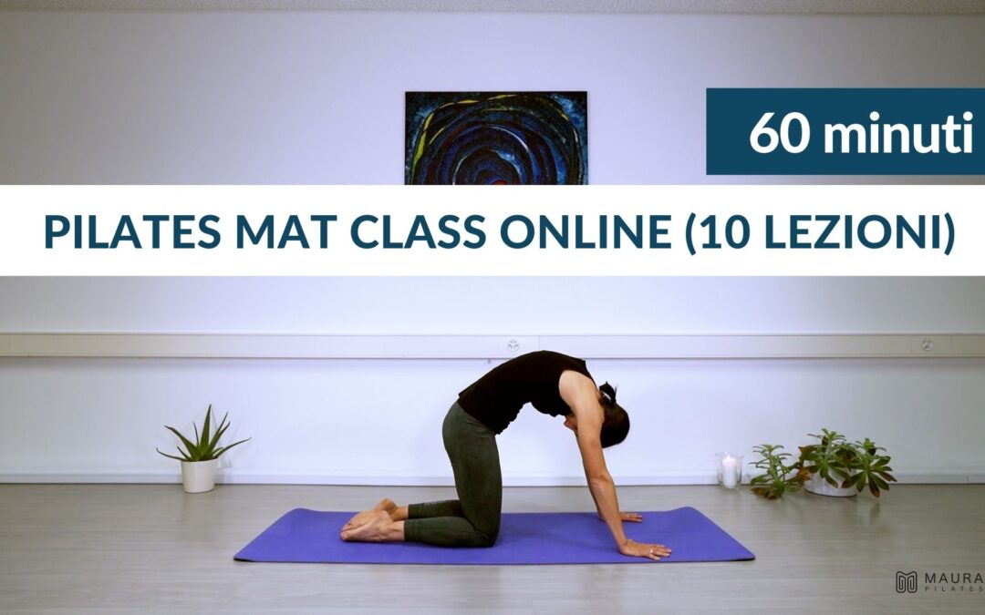 maurapilates corso pilates mat class online 10 lezioni