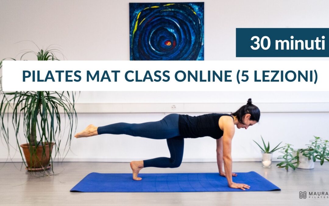 maura pilates online mat class 5 lezioni da 30 minuti