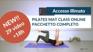 pilates mat class online pacchetto completo